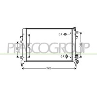 AD322R009 PRASCO Радіатор охолодження двигуна