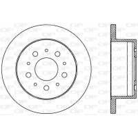 BDA2384.10 OPEN PARTS Гальмівний диск