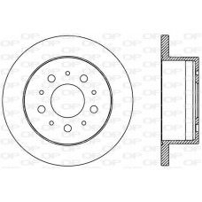 BDA2384.10 OPEN PARTS Гальмівний диск