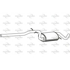 P57083 FENNO Середній глушник вихлопних газів
