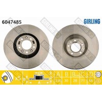 6047485 GIRLING Гальмівний диск