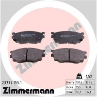 23777.155.1 ZIMMERMANN Комплект гальмівних колодок дисковий гальм
