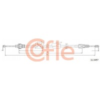 11.5497 COFLE Тросик, cтояночный тормоз