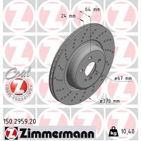 150.2959.20 ZIMMERMANN Гальмівний диск
