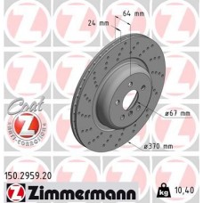 150.2959.20 ZIMMERMANN Гальмівний диск