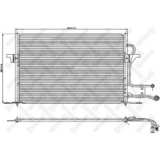 10-45295-SX STELLOX Конденсатор кондиціонера