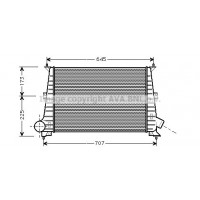 SBA4047 AVA QUALITY COOLING Интеркулер