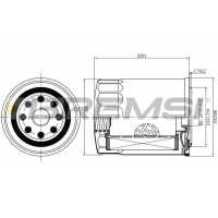 Масляний фільтр BREMSI FL1466