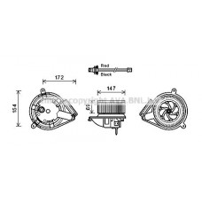 MS8617 AVA QUALITY COOLING Вентилятор салону