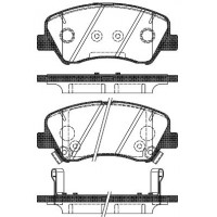 NB25348V02 NEW BLOX Комплект гальмівних колодок дисковий гальм