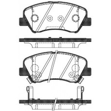 NB25348V02 NEW BLOX Комплект гальмівних колодок дисковий гальм