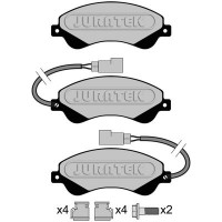 JCP117 JURATEK Комплект гальмівних колодок дисковий гальм