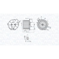 069412402010 MAGNETI MARELLI Вентилятор салону