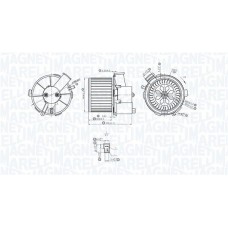 069412402010 MAGNETI MARELLI Вентилятор салону
