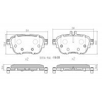 FBP-0331 FREMAX Комплект гальмівних колодок дисковий гальм