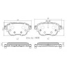 FBP-0331 FREMAX Комплект гальмівних колодок дисковий гальм