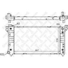 10-25618-SX STELLOX Радіатор охолодження двигуна