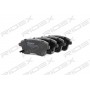 402B0609 RIDEX Комплект гальмівних колодок дисковий гальм