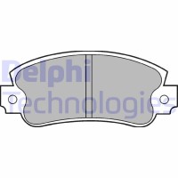 LP353 DELPHI Комплект гальмівних колодок дисковий гальм