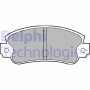 LP353 DELPHI Комплект гальмівних колодок дисковий гальм
