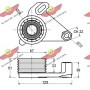 03.045 AUTOKIT Натяжний ролик ремінь ГРМ