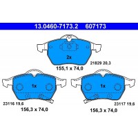 13.0460-7173.2 ATE Комплект гальмівних колодок дисковий гальм