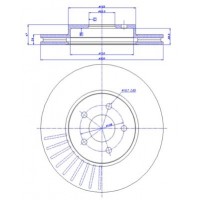 142.218 CAR Гальмівний диск