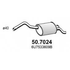 50.7024 ASSO Глушник вихлопних газів кінцевий