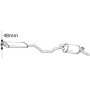 287-541 BOSAL Глушник вихлопних газів кінцевий
