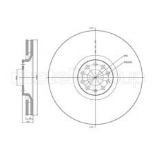 23-0705C METELLI Гальмівний диск