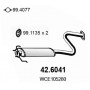 42.6041 ASSO Середній глушник вихлопних газів
