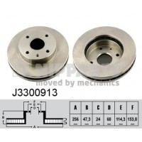 J3300913 NIPPARTS Гальмівний диск