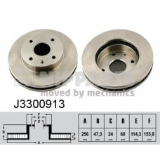 J3300913 NIPPARTS Гальмівний диск