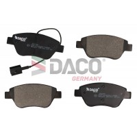 322380 DACO Germany Комплект гальмівних колодок дисковий гальм