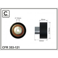 353-121 CAFFARO Паразитный / Ведущий ролик, Зубчастий ремінь