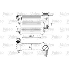 818610 VALEO Интеркулер