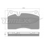 TX 14-73 TOMEX Brakes Комплект гальмівних колодок дисковий гальм