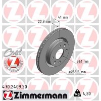 470.2409.20 ZIMMERMANN Гальмівний диск