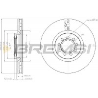 CD5317V BREMSI Гальмівний диск