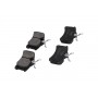 KBP-9017 KAVO PARTS Комплект гальмівних колодок дисковий гальм
