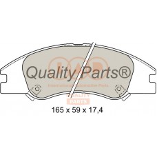 704-21042G IAP QUALITY PARTS КомплеК т гальмівних колодок, дискове гальмо