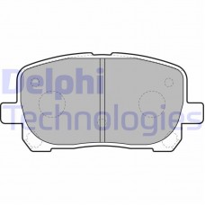 LP1711 DELPHI Комплект гальмівних колодок дисковий гальм