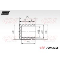 72943018 MAXTECH Поршень корпус скоби гальма