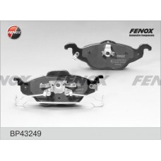 BP43249 FENOX Комплект гальмівних колодок дисковий гальм