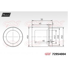 72954004 MAXTECH Поршень корпус скоби гальма
