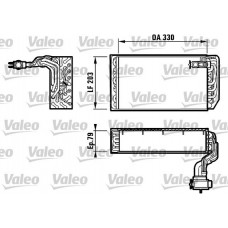 817079 VALEO Випарник кондиціонера