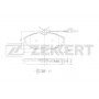 BS-2879 ZEKKERT Комплект гальмівних колодок дисковий гальм