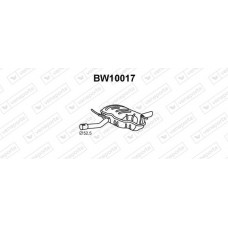 BW10017 VENEPORTE Глушник вихлопних газів кінцевий