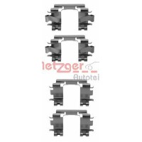 109-1257 METZGER Комплектуючі колодки дискового гальма