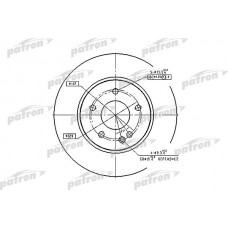 PBD2779 PATRON Гальмівний диск